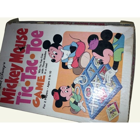 Walt Disney Mickey Mouse Tic-Tac-Toe Vintage Game Replacement Pieces - Picture 1 of 10